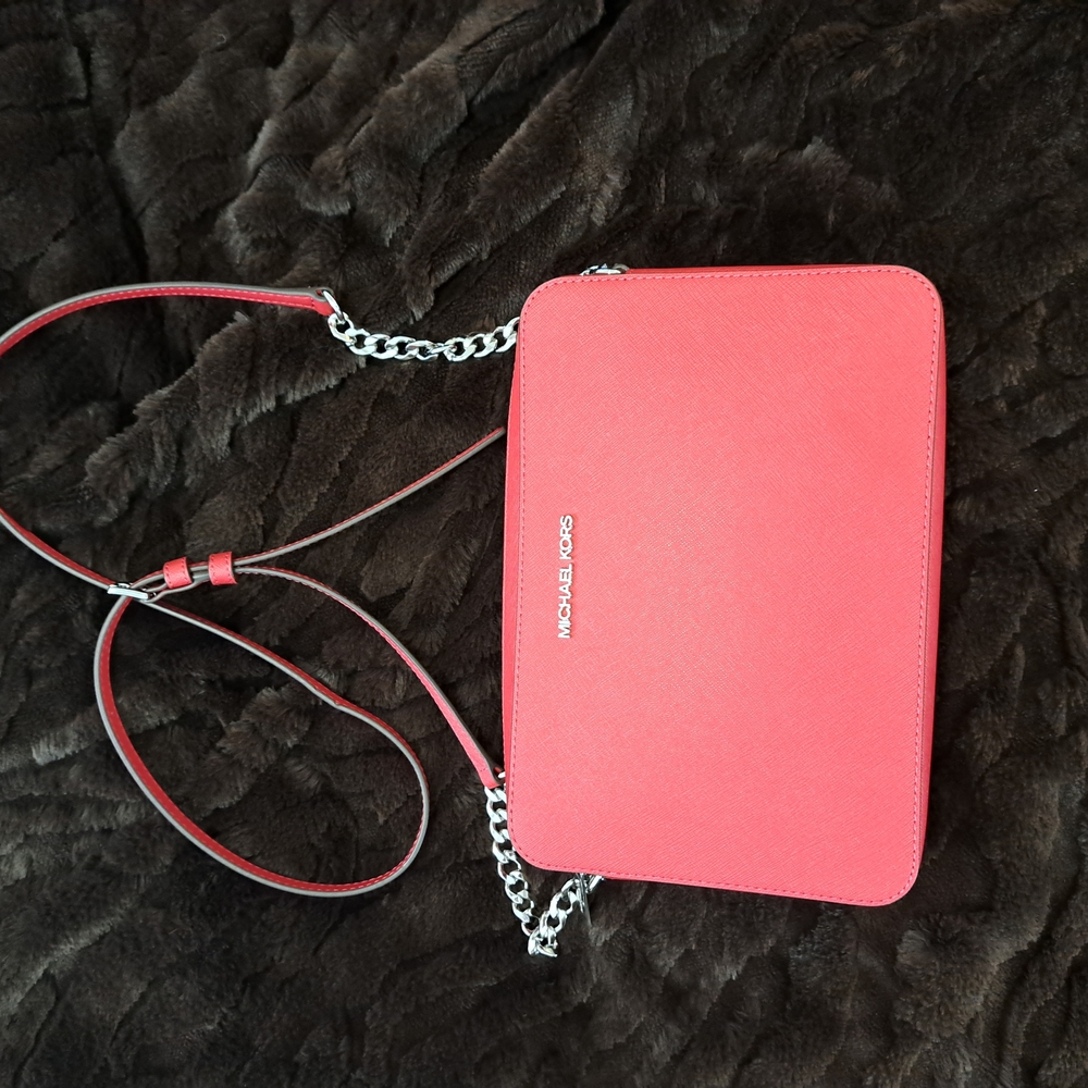 Michael Kors Red Crossbody Bag - Picture 2 of 3